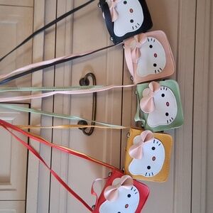 BRAND NEW!! Hello Kitty Kids Mini Purses - Red, Pink, Yellow, Green, Black